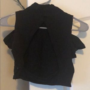 Black Crop Top